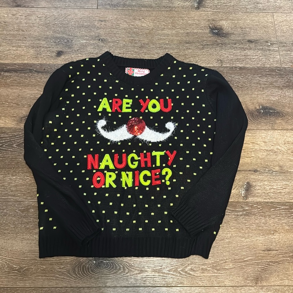 Christmas sweater‎ large